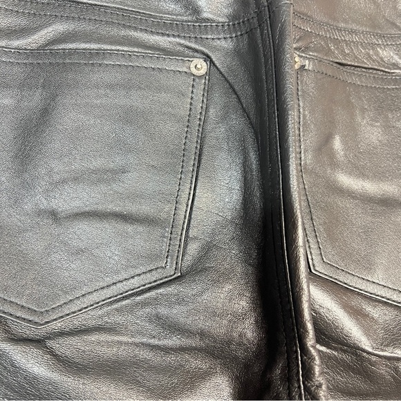 Wilsons Leather Maxima Black Straight Leg Pants Women’s Size 4 - Picture 7 of 13